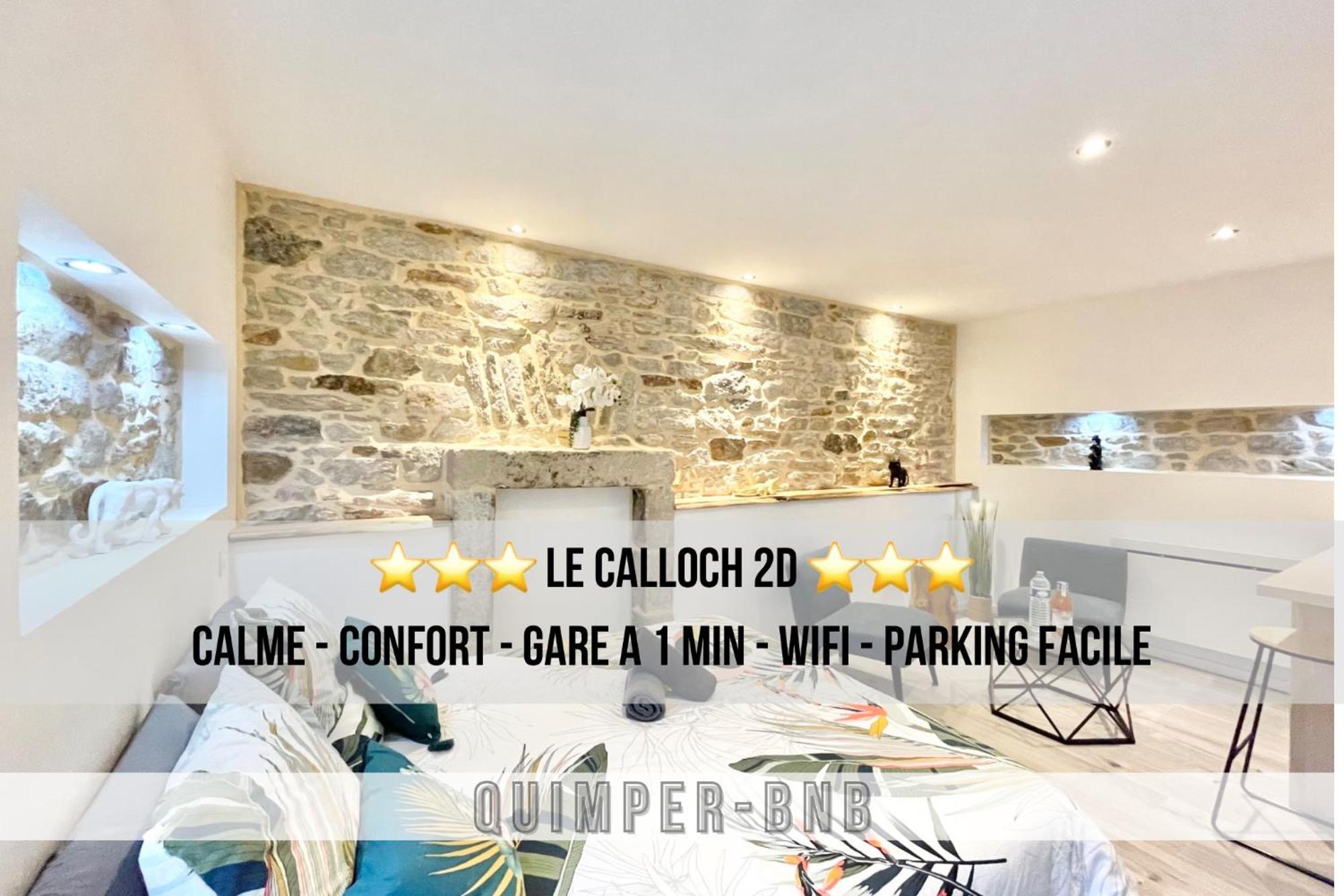 Le Calloch 2D - Studio 4 Etoiles - Quartier Gare - Wifi - Netflix Quimper Exteriér fotografie