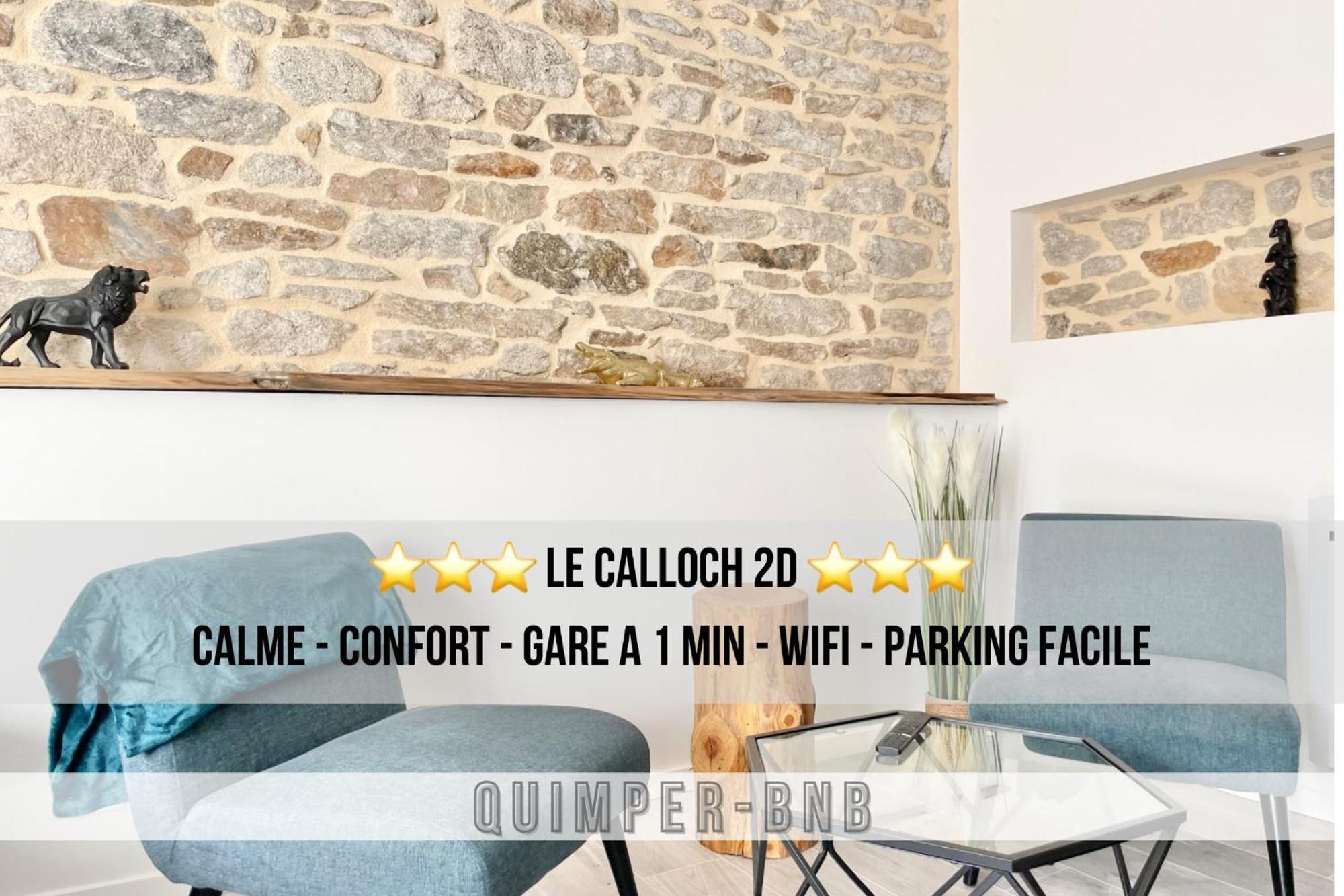 Le Calloch 2D - Studio 4 Etoiles - Quartier Gare - Wifi - Netflix Quimper Exteriér fotografie