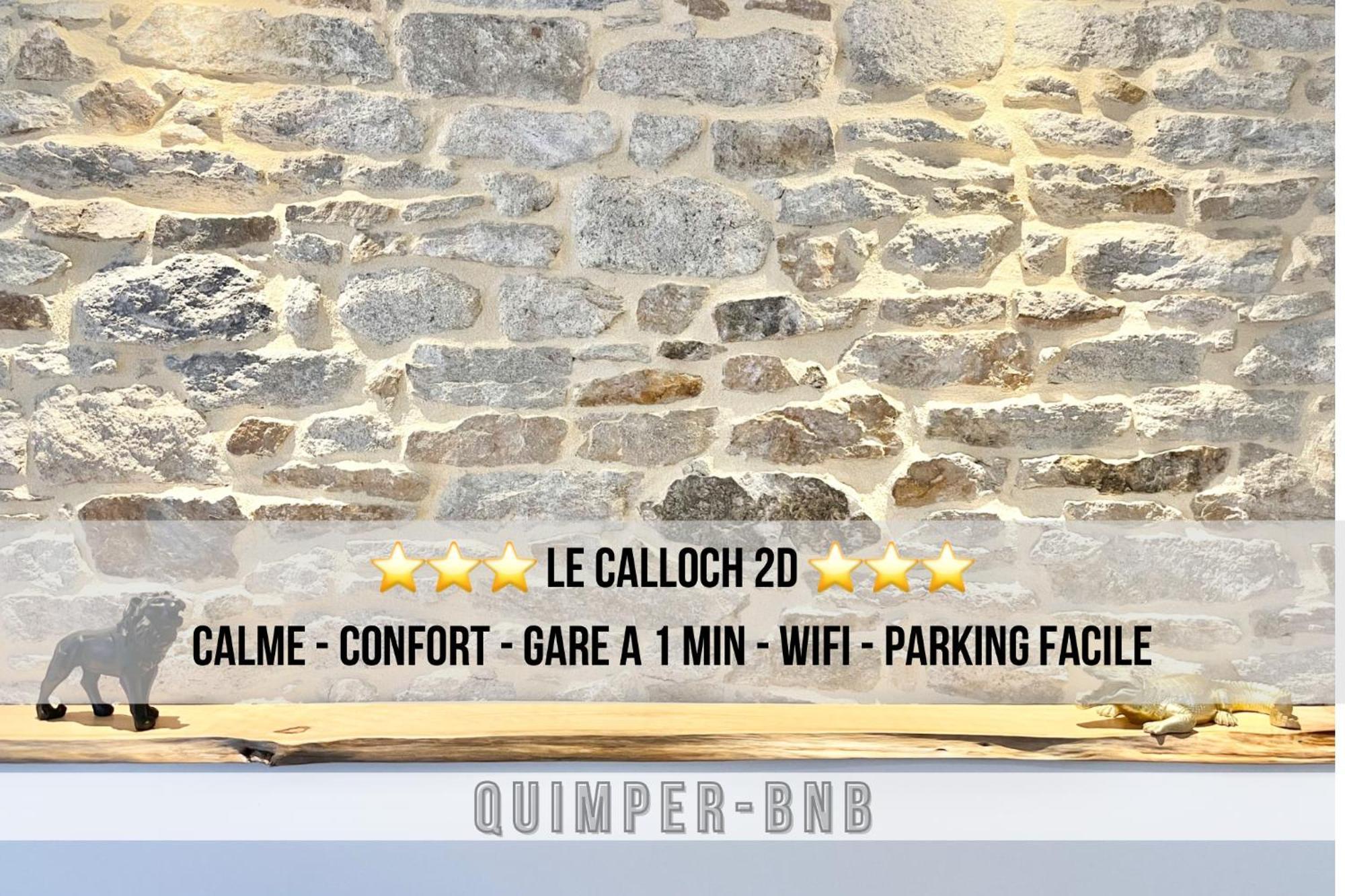 Le Calloch 2D - Studio 4 Etoiles - Quartier Gare - Wifi - Netflix Quimper Exteriér fotografie